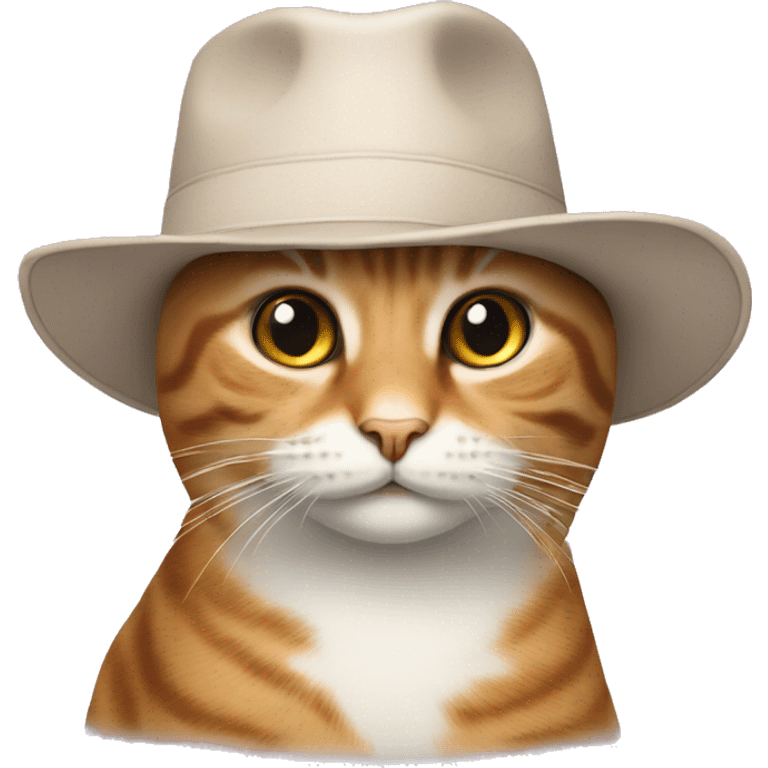 Gatto con cappello emoji