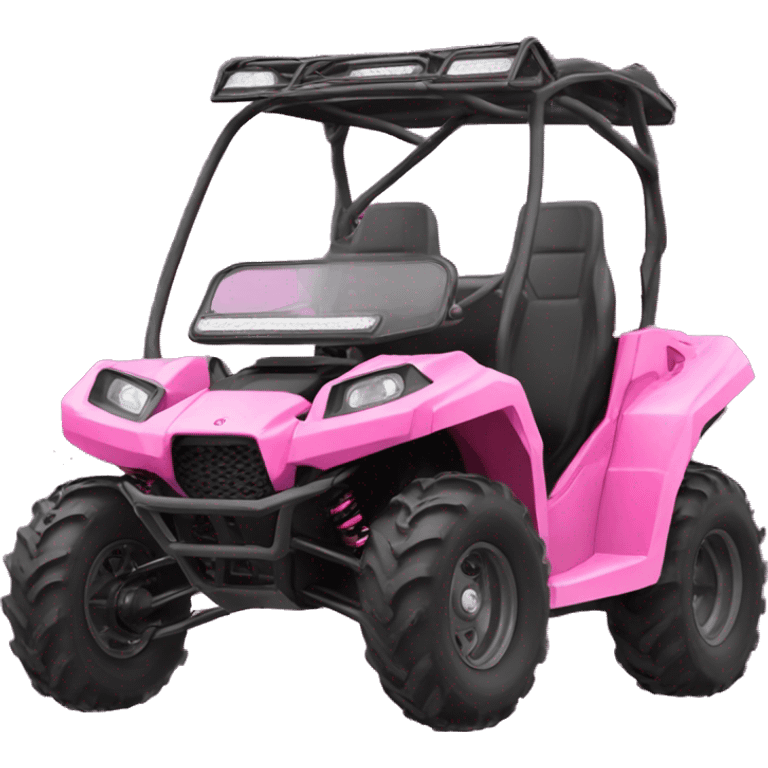 Polaris Pink buggy atv emoji