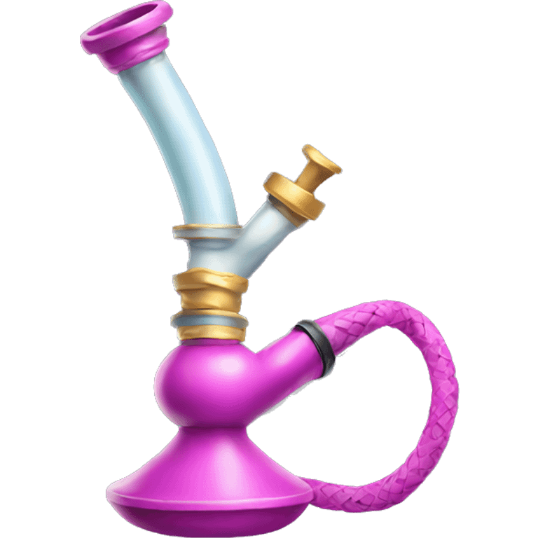 Hookah with smoke but girly  emoji