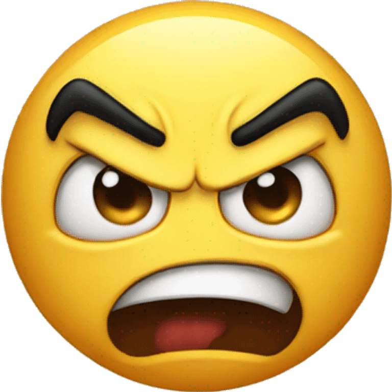 Imile e angry emoji