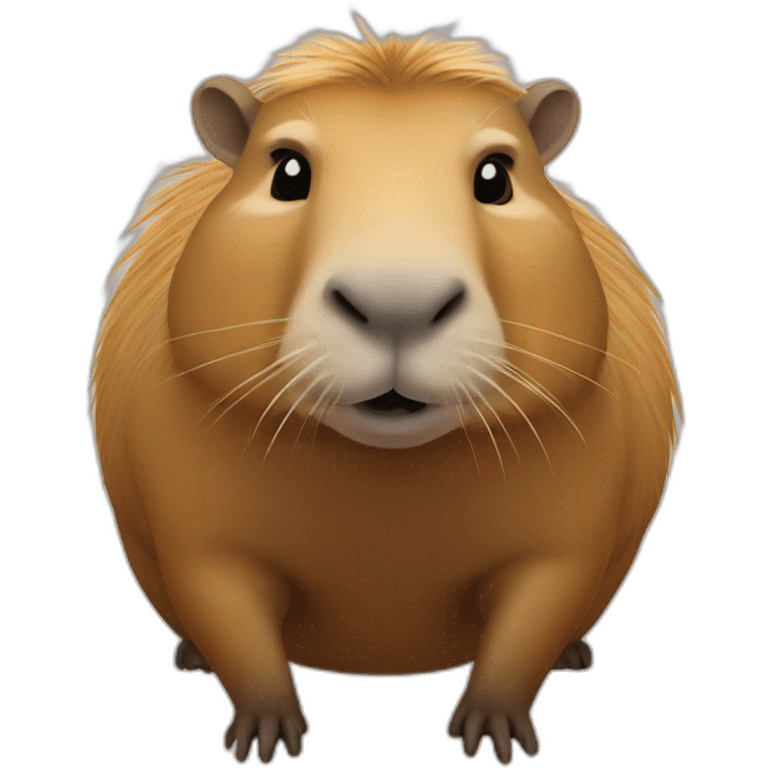 Un capybara président emoji