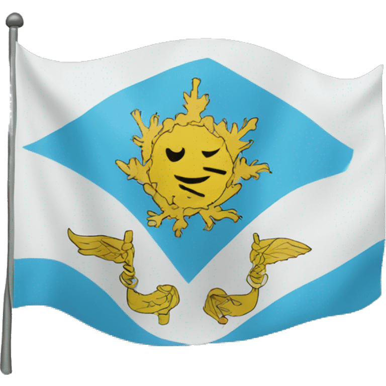 Flag of Galicia emoji