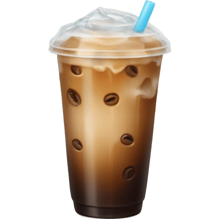 Iced coffee emoji