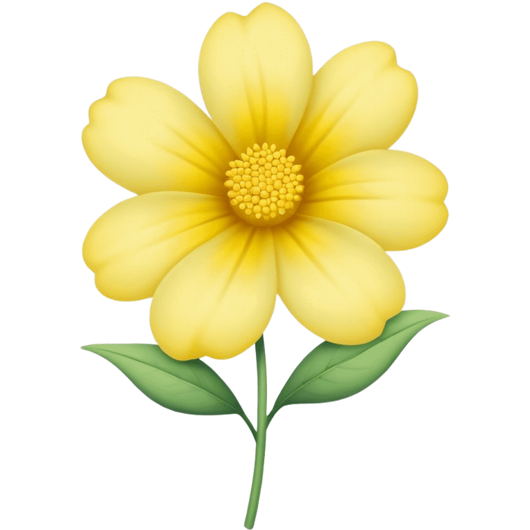 pastel yellow flower emoji