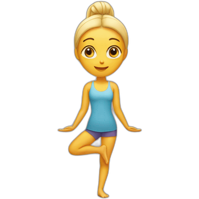 Yoga girl emoji