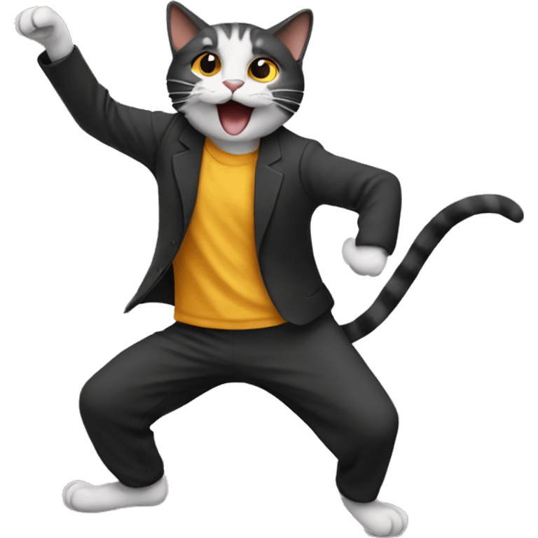 Cat dancing  emoji