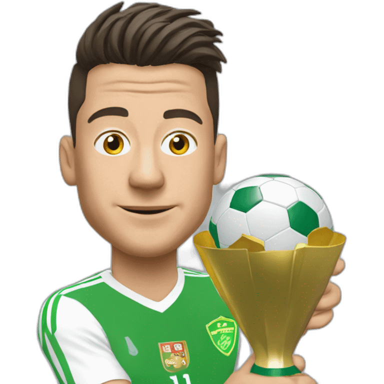 Ozil qui regarde la coupe du monde emoji