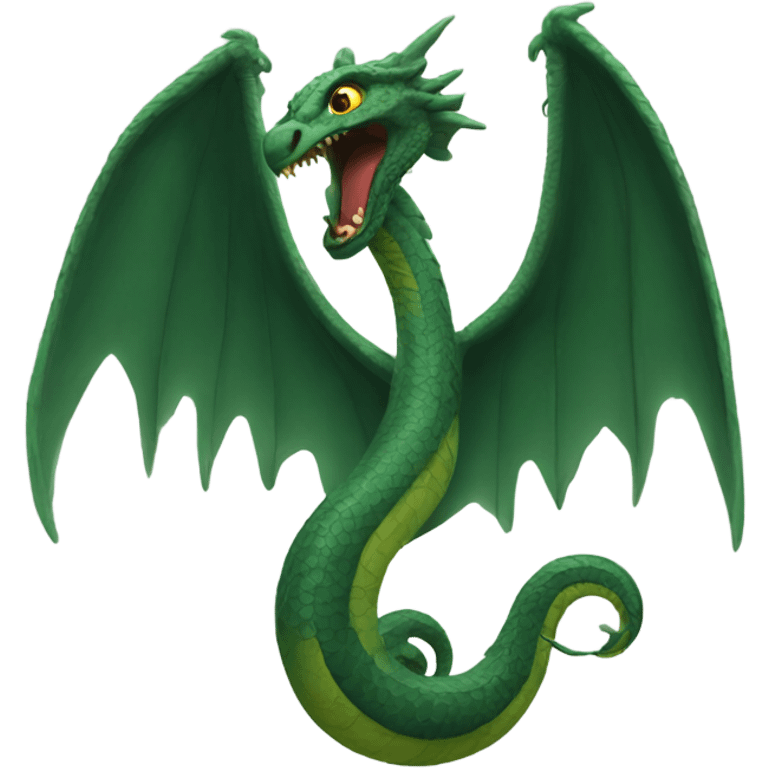 Winged serpent  emoji