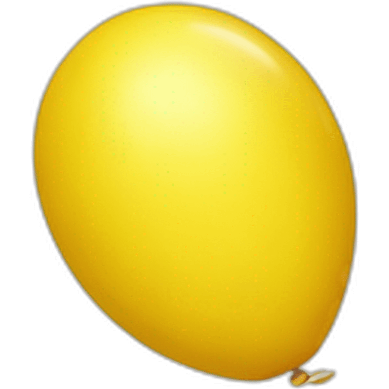 yellow baloon emoji