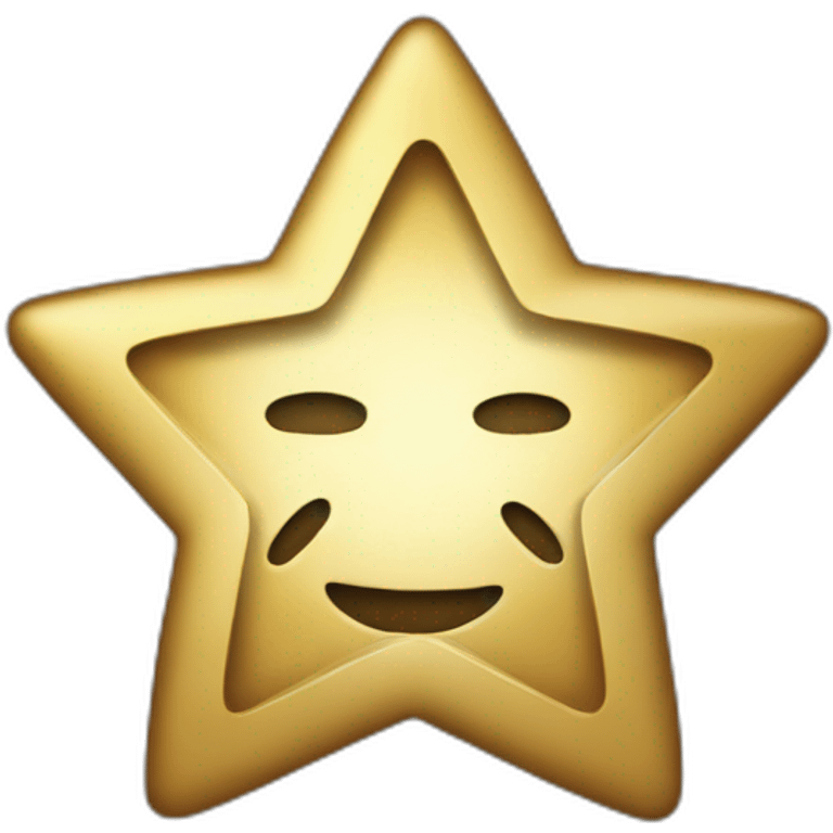 Star in Round coin emoji