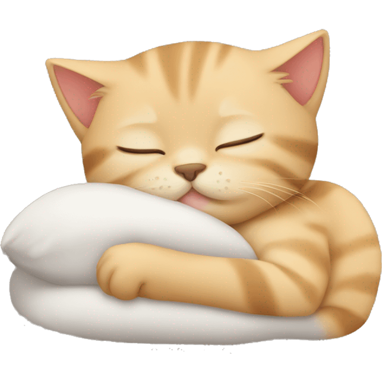 sleeping kitten emoji