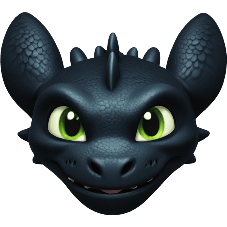 Night Fury Toothless dragon emoji