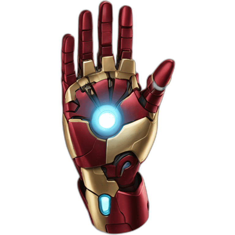 iron man hand emoji