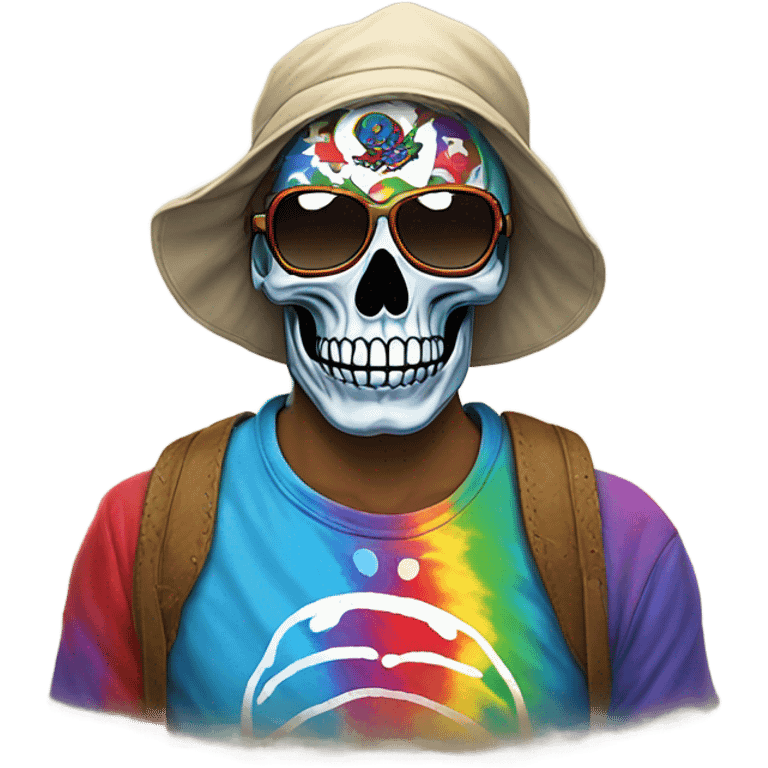 Guy with a Grateful Dead shirt emoji