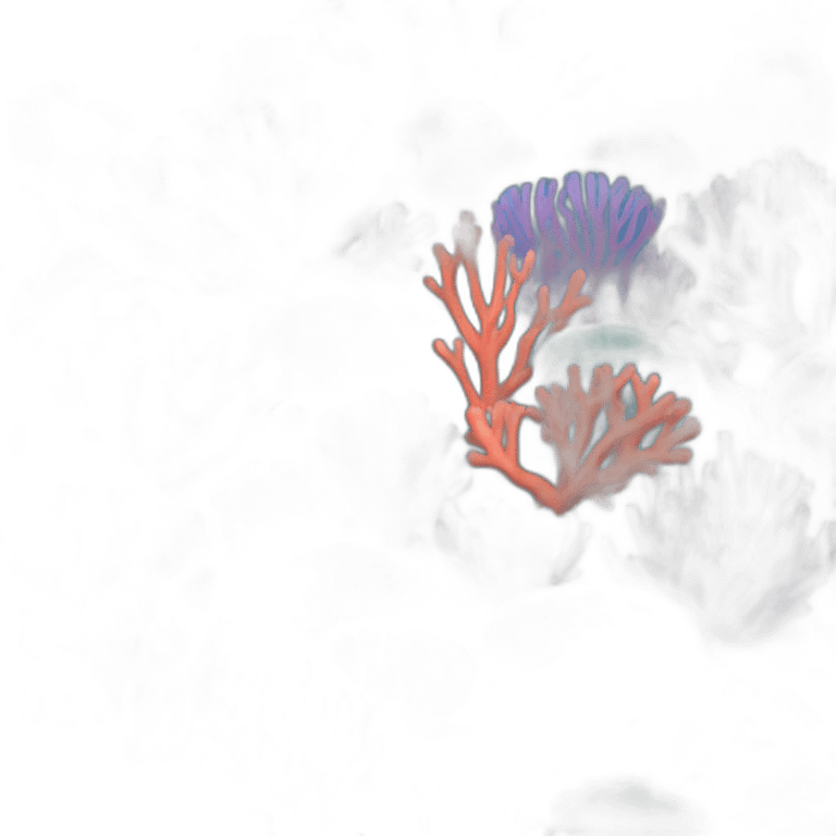 Coral reef emoji