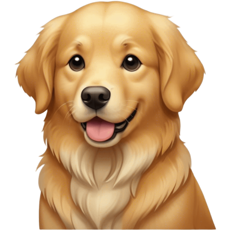 english golden retriever emoji