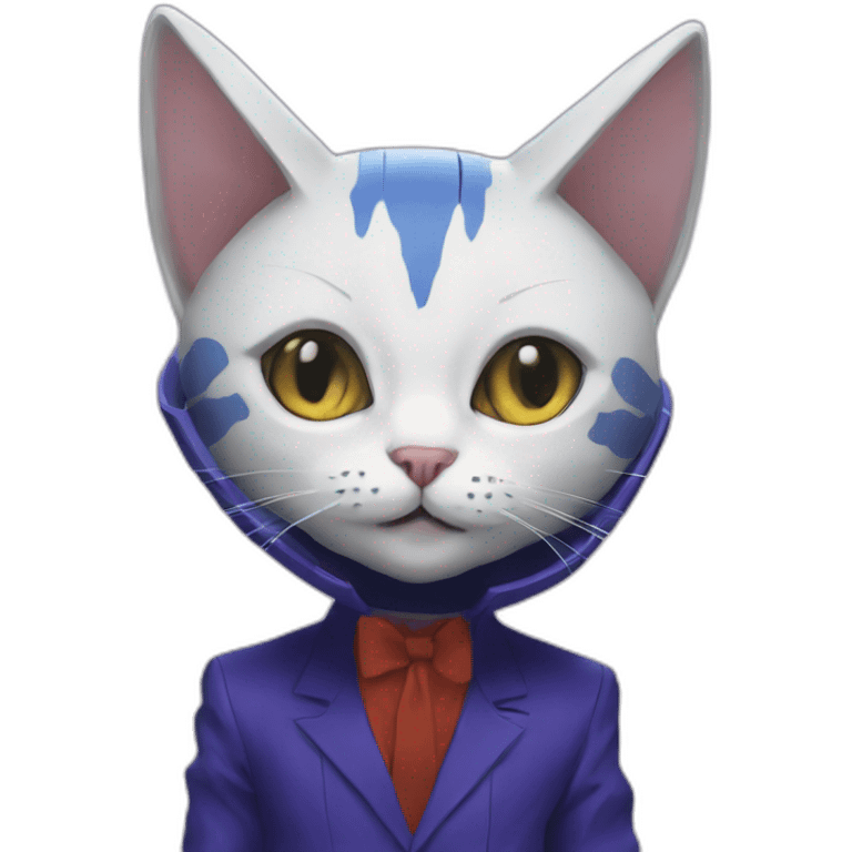 cat in evangelion suit emoji