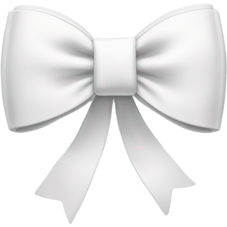 white bow in iphone 13 emoji