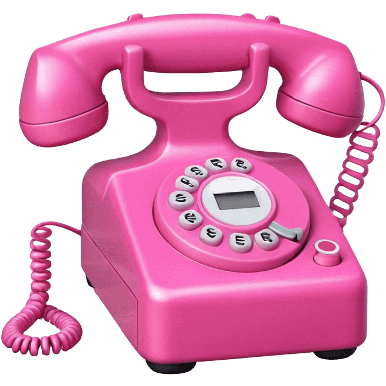 PINK PHONE emoji