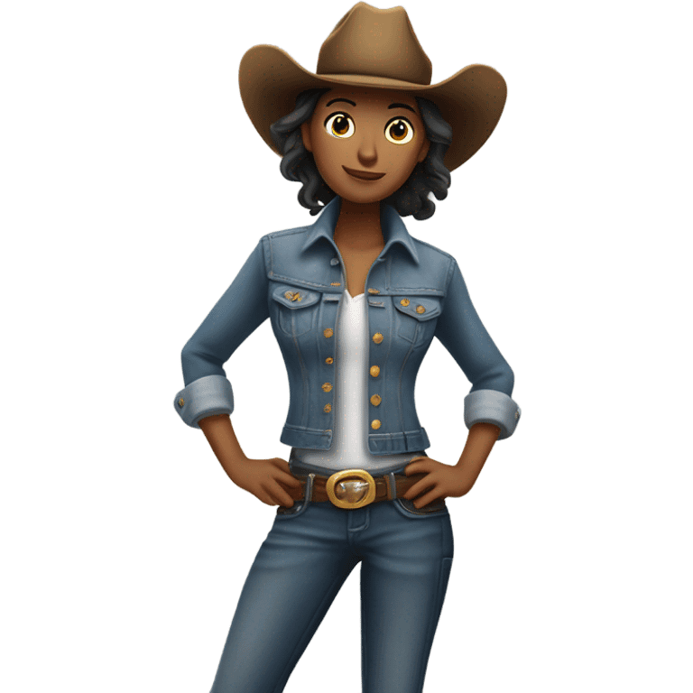 Cowgirl emoji