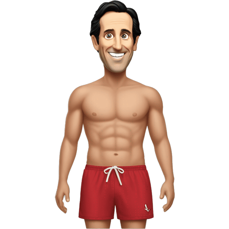 Happy Unai emery in swim trunks emoji