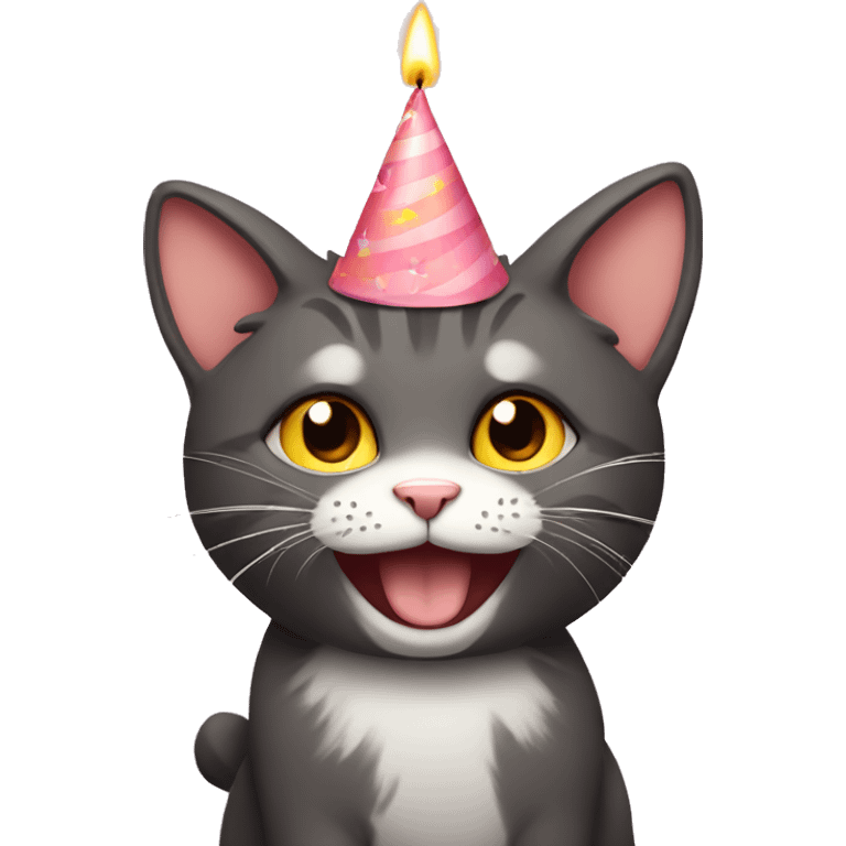 Birthday Cat emoji