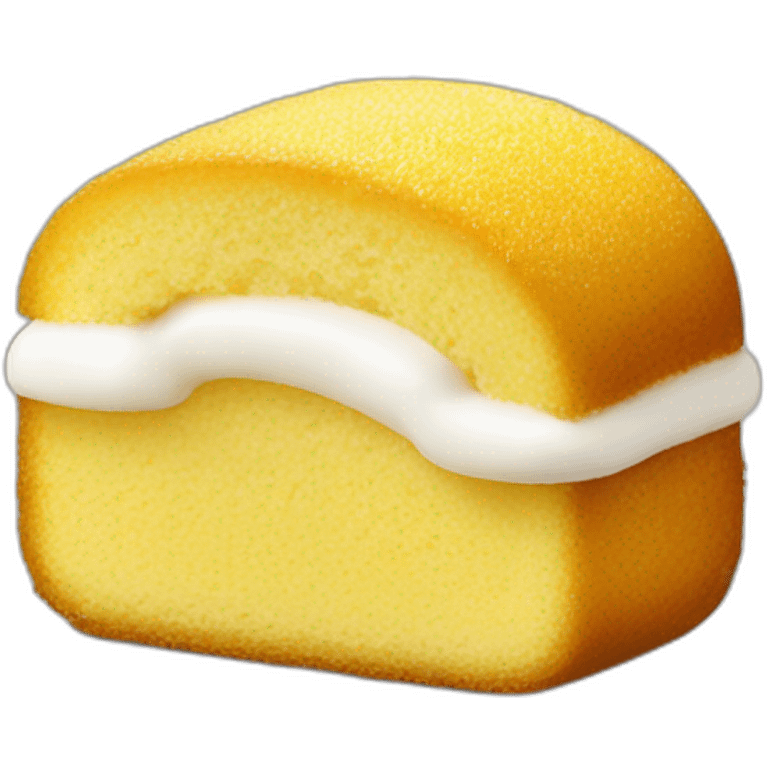 twinkies golden sponge cake with creme filling emoji