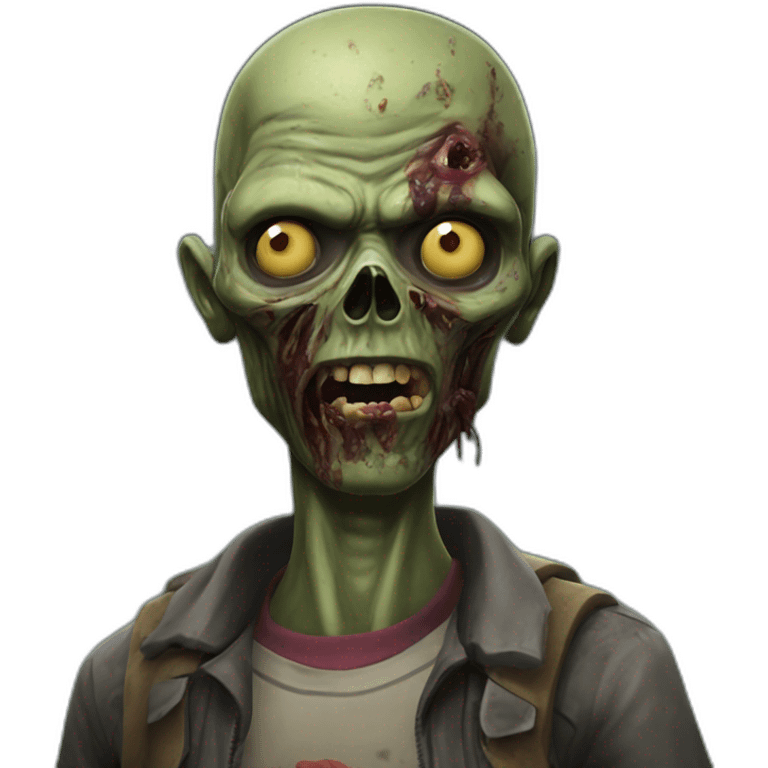 bakteria zombie as the DayZ game character emoji