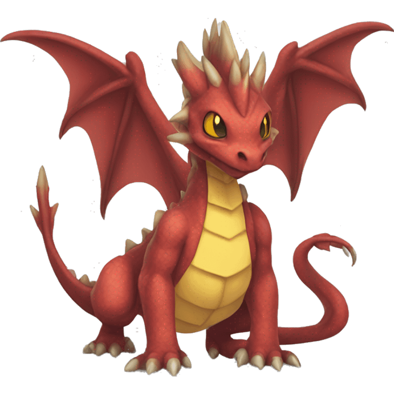 Dragon type Pokémon Fakemon creature fantasy animal emoji