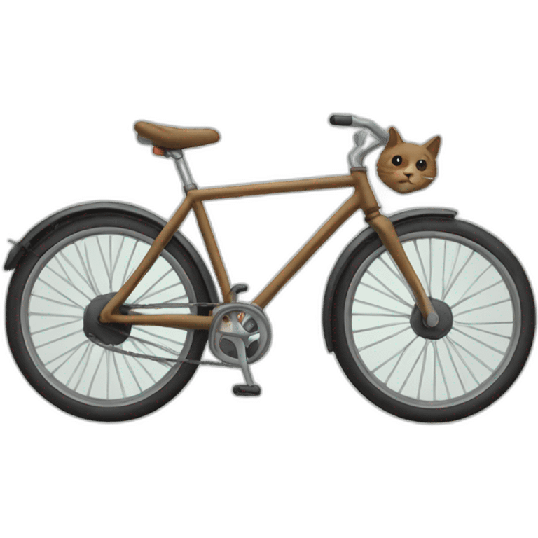 Cat bike emoji