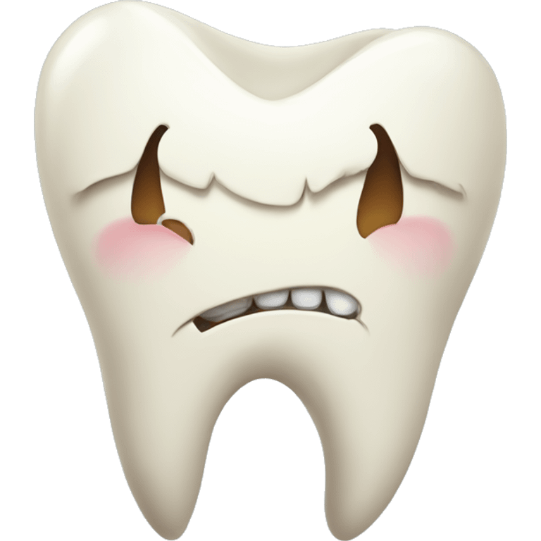 tooth hurt emoji