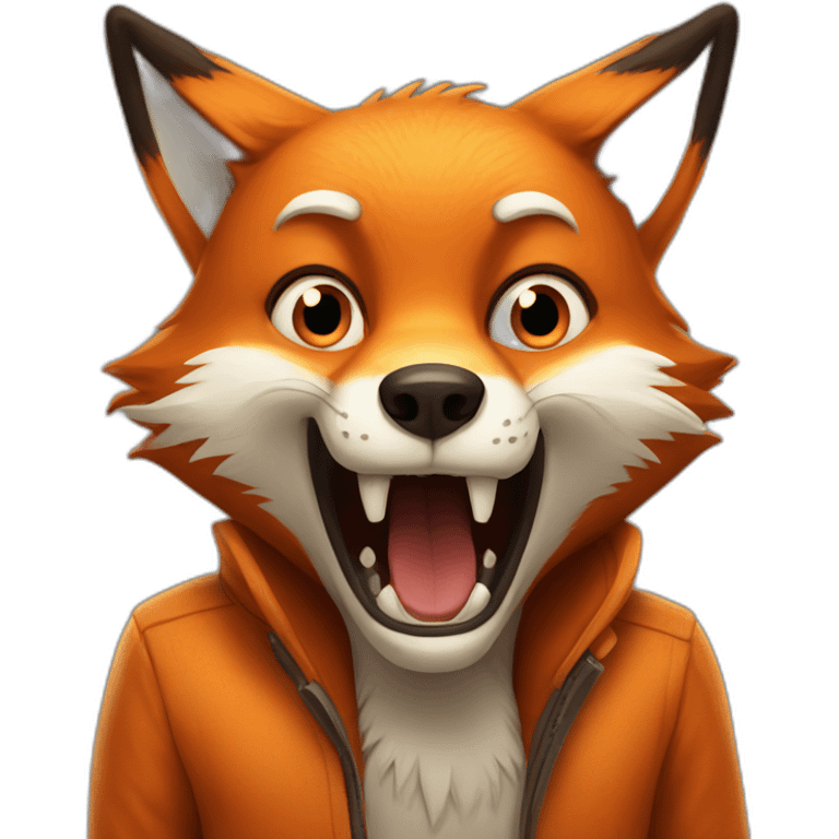 fox scared emoji