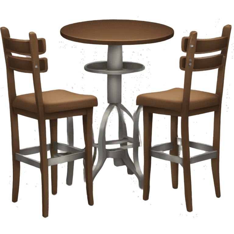 table bar chairs emoji