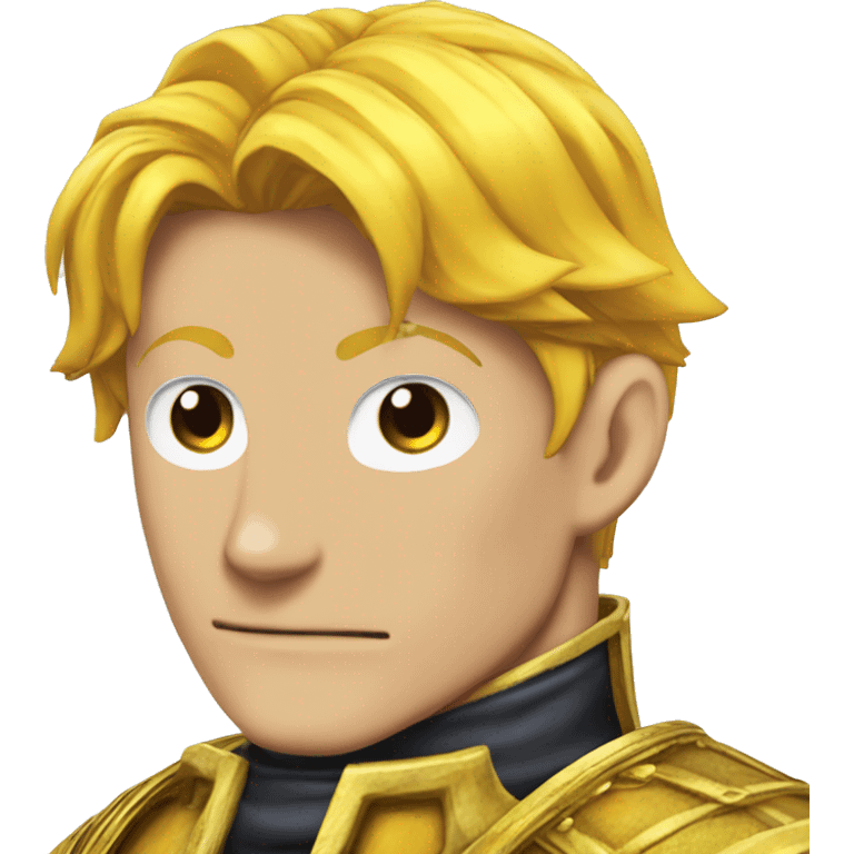 Símbolo de escanor del león del orgullo  emoji