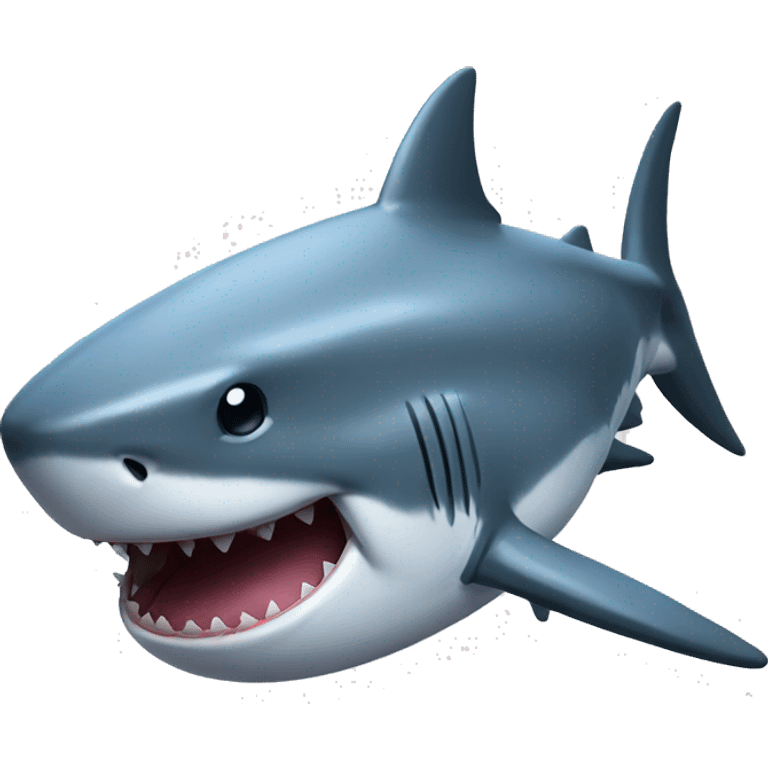 Shark with big muscles  emoji