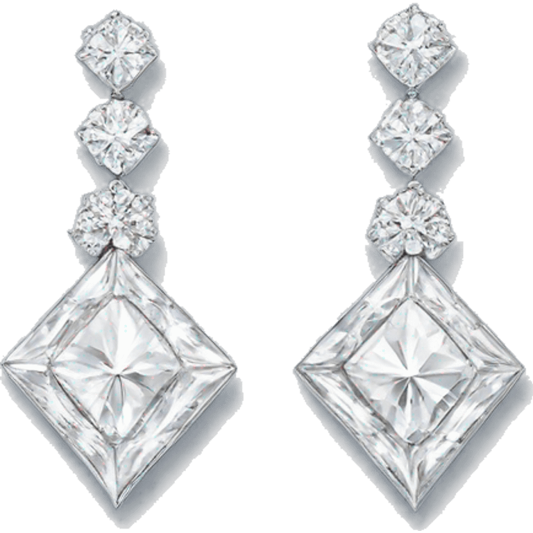 diamond earrings harry winston  emoji