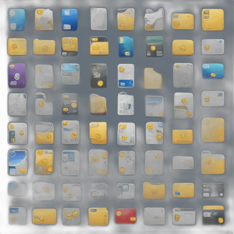 credit card collection emoji