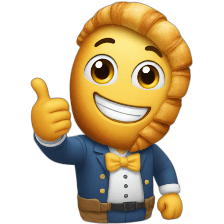 Croissant Thumbs-Up emoji