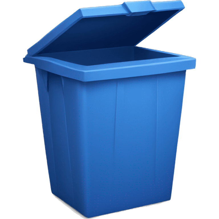 blue bin emoji