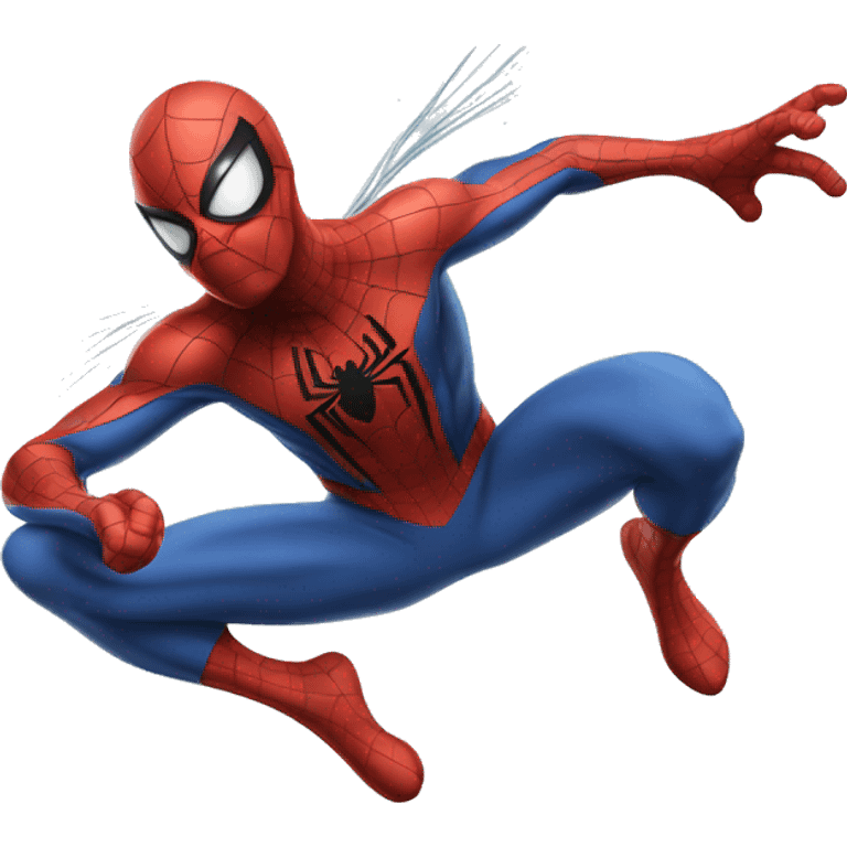 Flying spiderman emoji