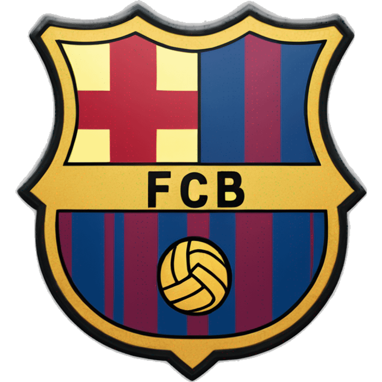 Escudo del barça emoji