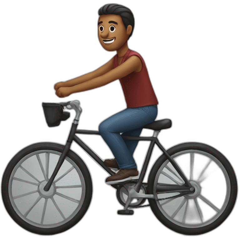 Man on bike emoji