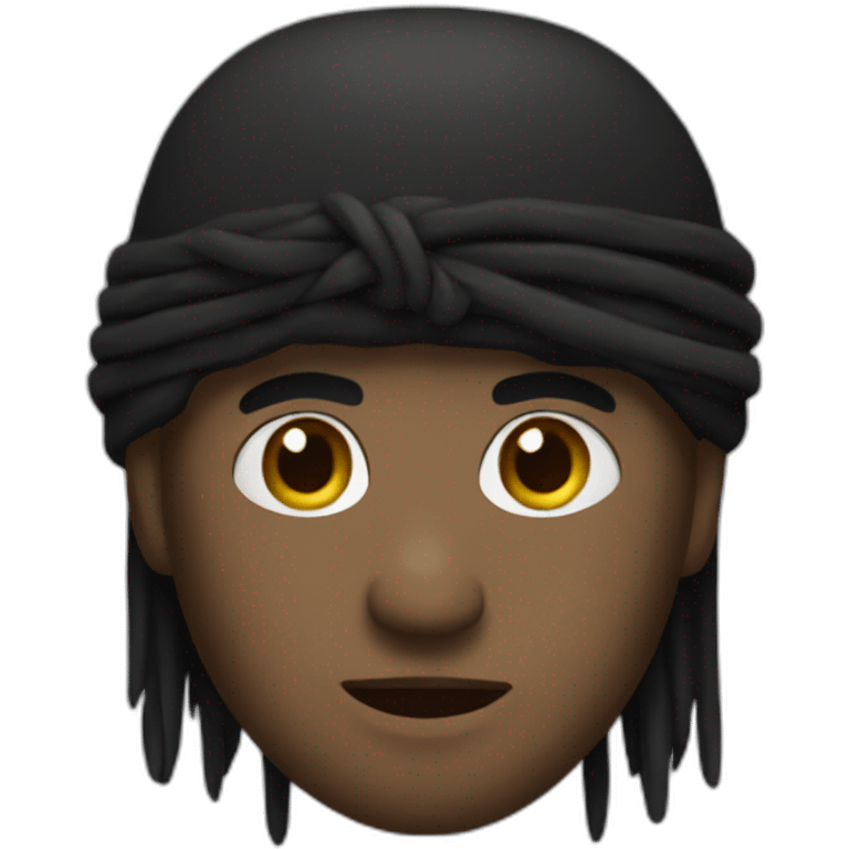 black flag "apache" emoji