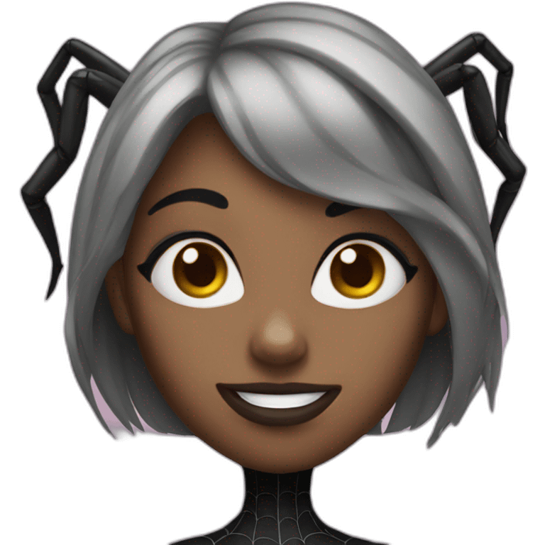 Spider girl emoji