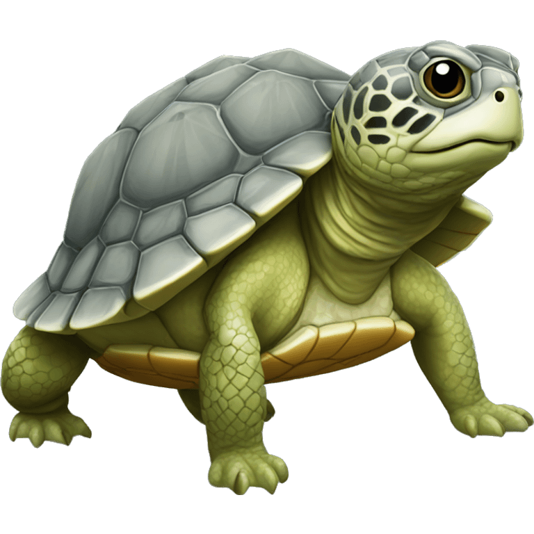 Diamondback terrapin emoji