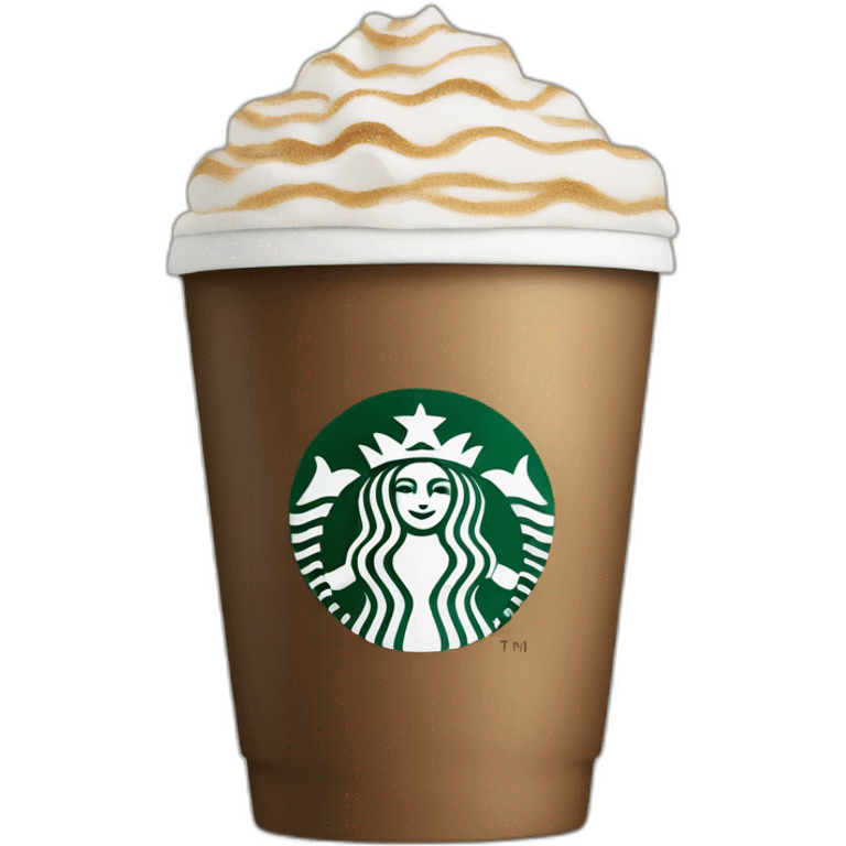 Starbucks coffee emoji