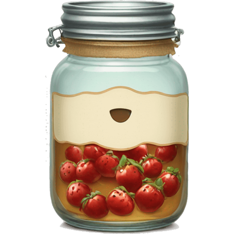 vintage jam jar emoji