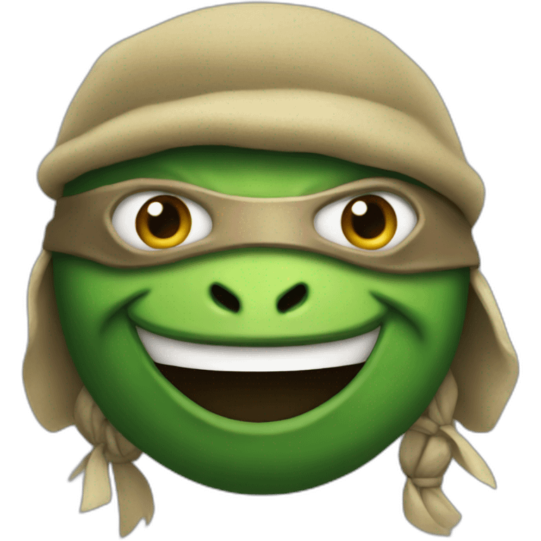 Leonardo tmnt face emoji