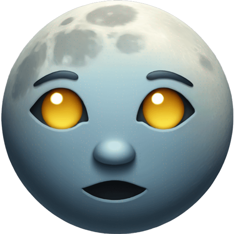 Moon face emoji