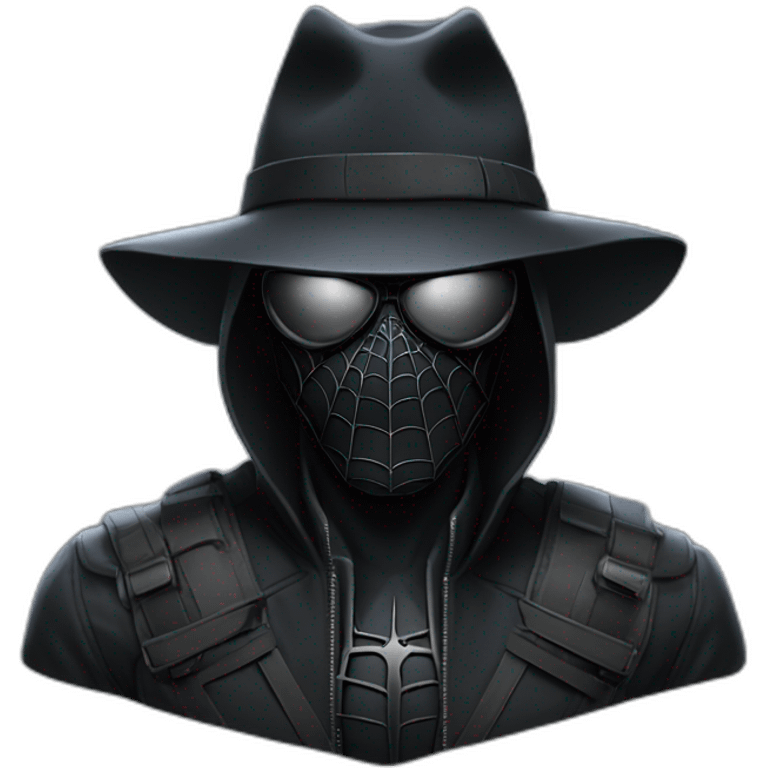 Spider man noir emoji